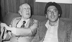 Jorge Luis Borges y Harold Alvarado Tenorio, en Islandia