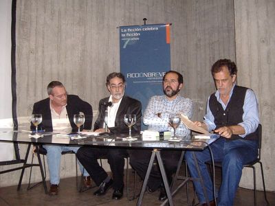 Alberto Barrera Tyszka, Oscar Marcano, Antonio López Ortega y Federico Vegas