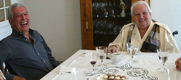 Carmen Balcells y Mario Vargas Llosa