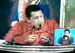 Hugo Chávez admitiendo la derrota en cadena nacional