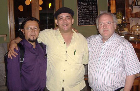 Con Alexander Prieto y Pedro Martínez