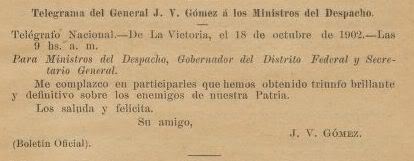Folleto de Francisco Linares Alcántara sobre la segunda Batalla de La Victoria
