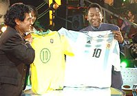 Maradona y Edson