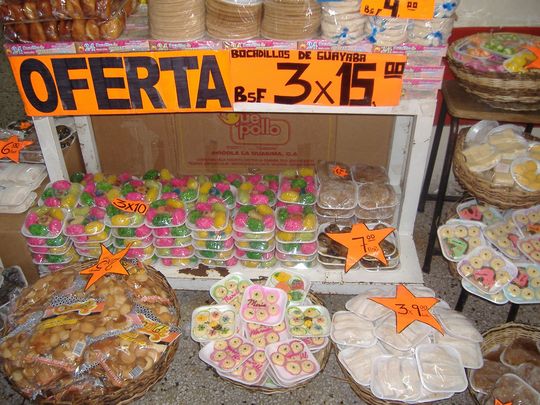 Mercado de Mérida: dulces abrillantados