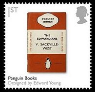 Penguin Books en las estampillas británicas