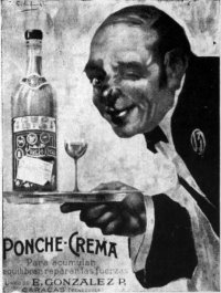 Ponche Crema, aviso de 1905
